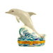 Dolphin Limoges Box for Ocean Lovers Porcelain Limoges Fish Ocean French Trinket Box