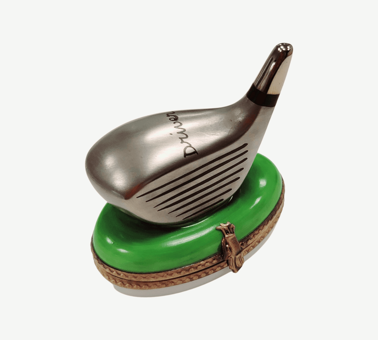 Driver Golf Club Sports Limoges Box Porcelain Figurine-sports golf limoges box-CH1R285