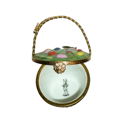 Easter Basket Limoges Box for Collectors Porcelain Limoges Easter French Trinket Box