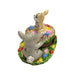 Easter Bunny Basket w Eggs Limoges Box Porcelain Figurine-Easter-CH9J147