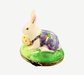 Easter Bunny Limoges Box Porcelain Limoges rabbit Easter French Trinket Box