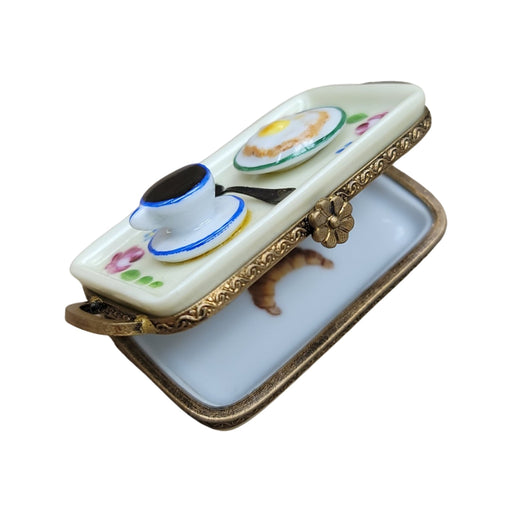 Egg And Coffee Tray For Morning Elegance Porcelain Limoges Food French Trinket Box