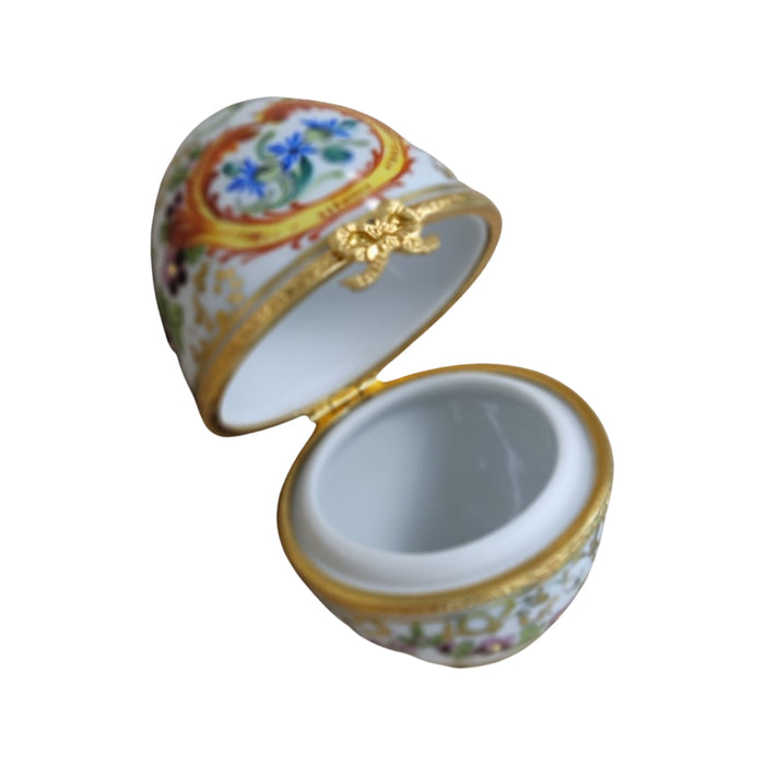 Egg Painted-egg LIMOGES BOXES-CH8C152