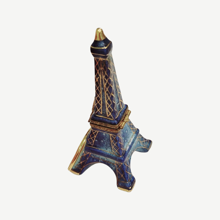 Eiffel Tower Blue 2000 Limoges Box Porcelain Figurine-france LIMOGES BOXES-CH8C277