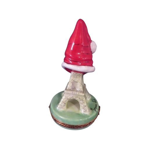 Eiffel Tower Christmas Box for Holiday Decor Porcelain Limoges Eiffel Tower France French Trinket Box