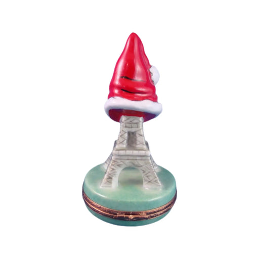 Eiffel Tower Christmas Box for Holiday Decor Porcelain Limoges Eiffel Tower France French Trinket Box