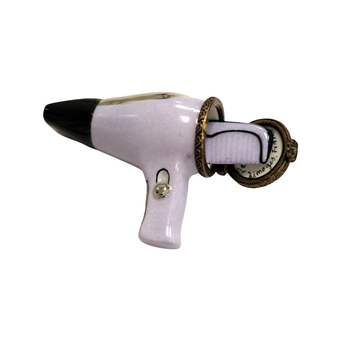 Elegant Blow Dryer Gift for Beauty Lovers Porcelain Limoges fashion home French Trinket Box