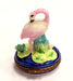 Elegant Flamingo Limoges Box for Collectors Porcelain Limoges wild birds French Trinket Box