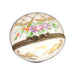 Elegant Floral Limoges Box for Collectors Porcelain Limoges round French Trinket Box