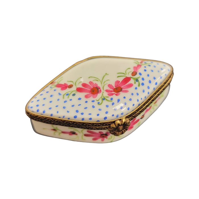 Elegant Floral Limoges Box for Luxury Collectors Porcelain Limoges Shaped French Trinket Box
