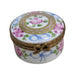 Elegant Floral Limoges Box for Sophisticated Collectors Porcelain Limoges Round French Trinket Box