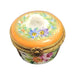 Elegant Floral Limoges Box for Sophisticated Collectors Porcelain Limoges round French Trinket Box