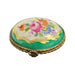 Elegant Green Limoges Box for Luxury Collectors Porcelain Limoges shaped French Trinket Box