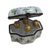Elegant Green Trinket Box for Collectors Porcelain Limoges Perfume French Trinket Box