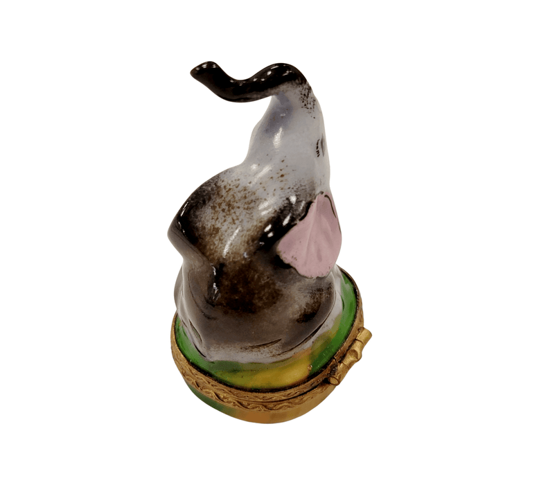 Elegant Limoges Elephant for Animal Lovers Porcelain Limoges wild animals limoges boxes French Trinket Box