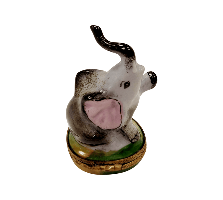 Elegant Limoges Elephant for Animal Lovers Porcelain Limoges wild animals limoges boxes French Trinket Box