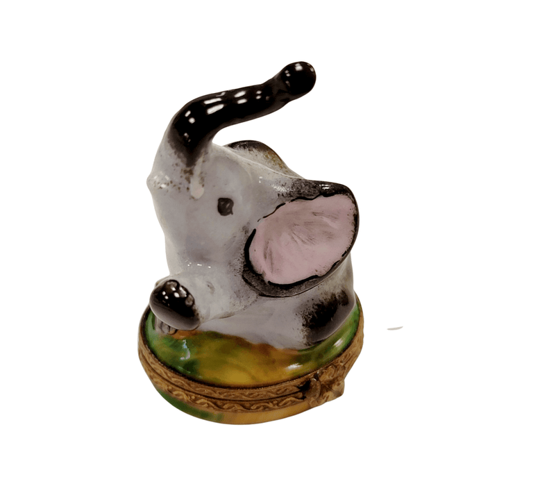 Elegant Limoges Elephant for Animal Lovers Porcelain Limoges wild animals limoges boxes French Trinket Box