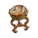Elegant Limoges Table Stool for Home Decor Porcelain Limoges furniture French Trinket Box
