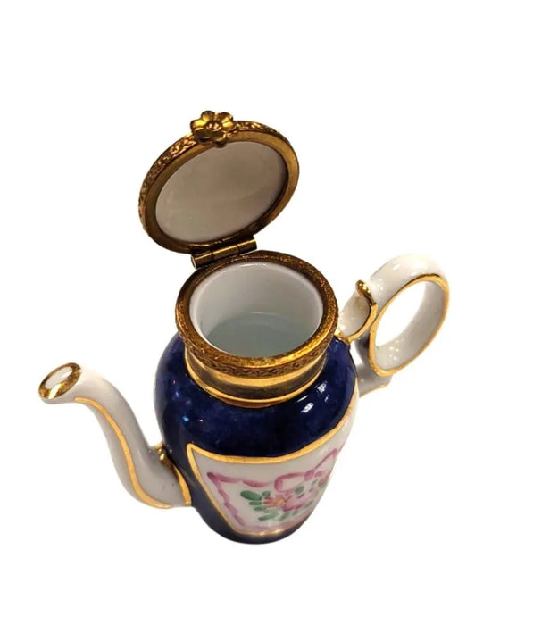 Elegant Limoges Teapot for Discerning Collectors Porcelain Limoges China French Trinket Box