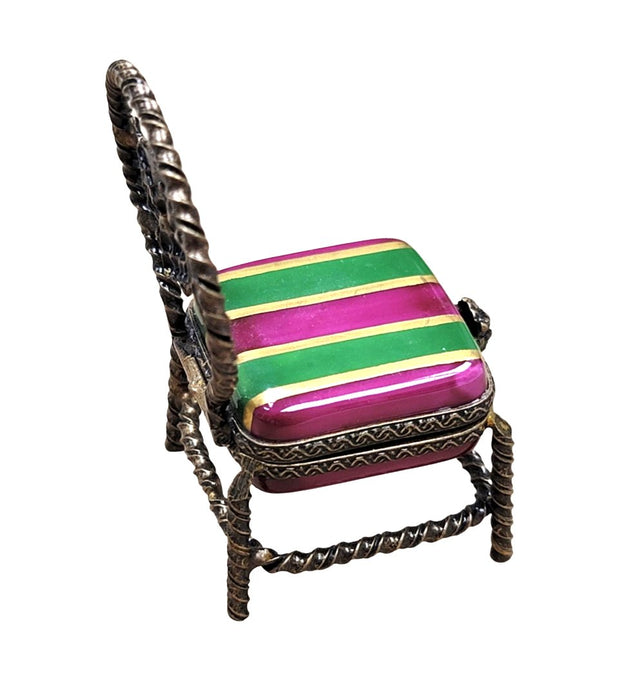 Limoges Vanity Chair Delight Porcelain Limoges furniture French Trinket Box