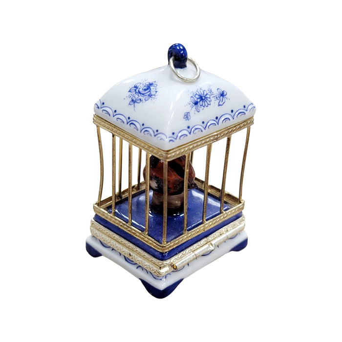 Elegant Love Birds Box for Home Decor Porcelain Limoges birds home French Trinket Box