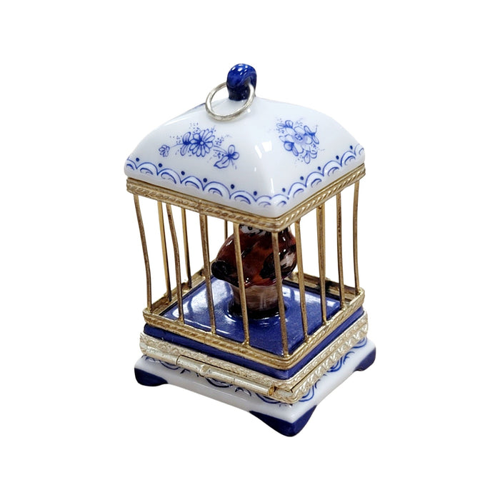 Elegant Love Birds Box for Home Decor Porcelain Limoges birds home French Trinket Box