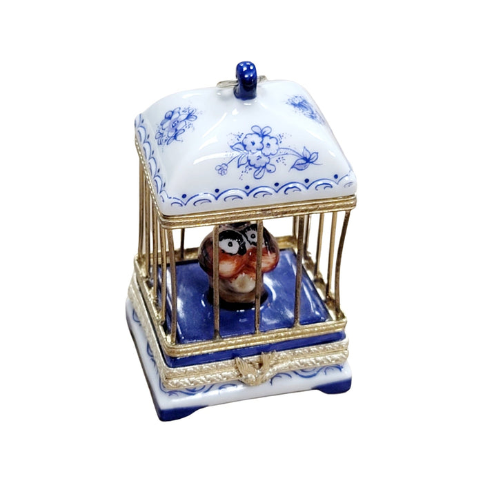 Elegant Love Birds Box for Home Decor Porcelain Limoges birds home French Trinket Box