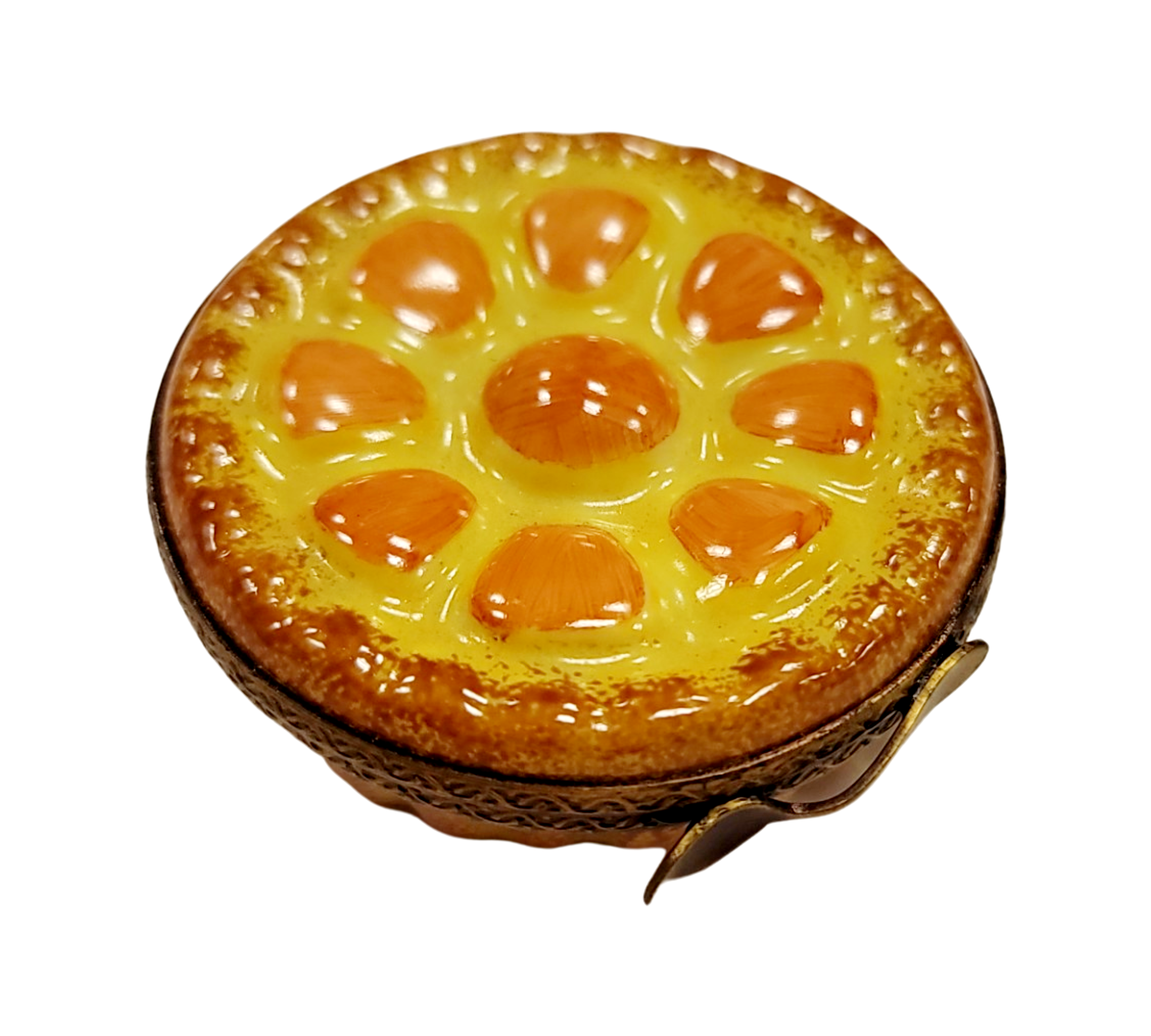 DISH//『aRange』aRange BOX Elegant Orange Tart Limoges Box: Handcrafted French Porcelain