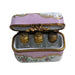 Pink Roses Trinket Box for Collectors Porcelain Limoges Perfume French Trinket Box