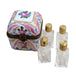 Elegant Pink Roses Box for Collectors Porcelain Limoges Perfume French Trinket Box