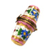 Fine French craftsmanship on the Pink Thimble Holder Limoges box, painted by hand