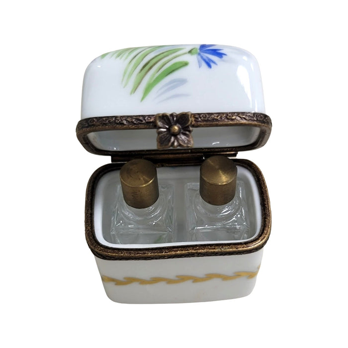 Elegant Perfume Box for Collectors Porcelain Limoges Perfume French Trinket Box