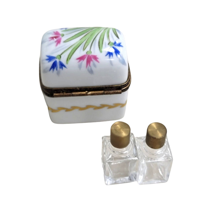 Elegant Perfume Box for Collectors Porcelain Limoges Perfume French Trinket Box