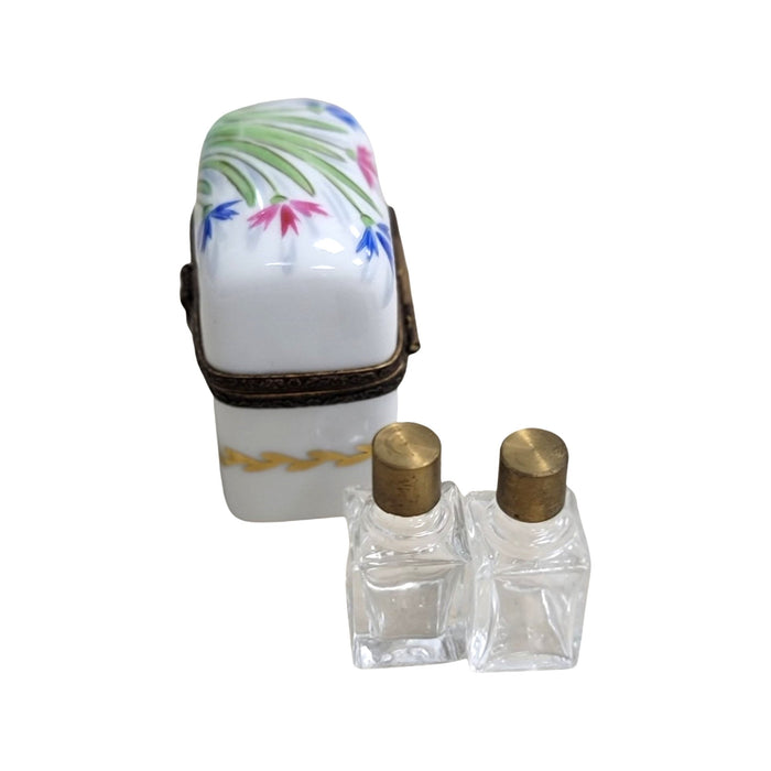 Elegant Perfume Box for Collectors Porcelain Limoges Perfume French Trinket Box