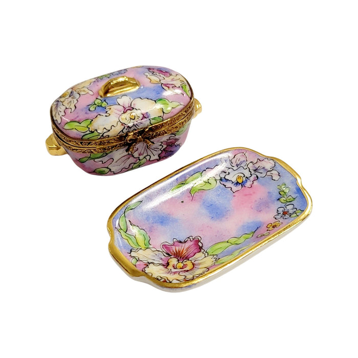 Elegant Porcelain Soup Tureen for Luxury Dining Porcelain Limoges China French Trinket Box