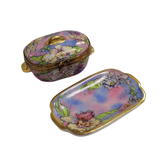 Elegant Porcelain Soup Tureen for Luxury Dining Porcelain Limoges China French Trinket Box