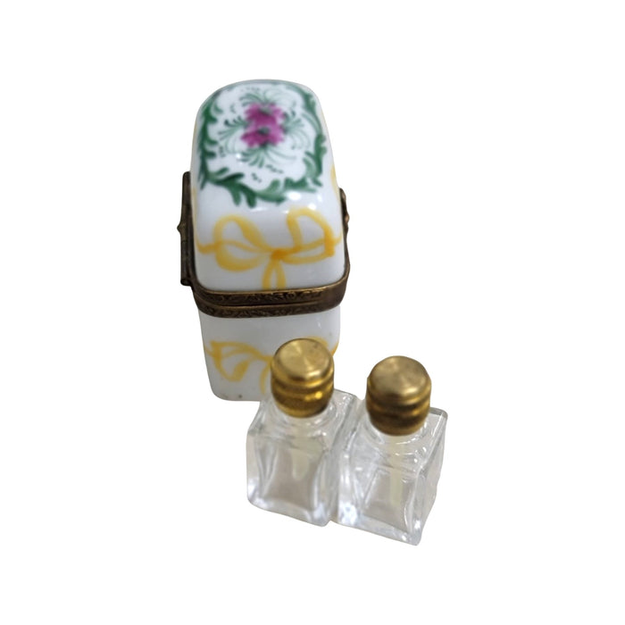 Elegant Rose Perfume Box for Sophisticated Gifting Porcelain Limoges Perfume French Trinket Box