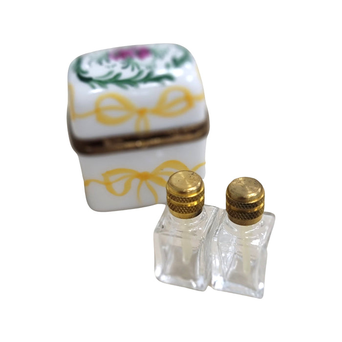 Elegant Rose Perfume Box for Sophisticated Gifting Porcelain Limoges Perfume French Trinket Box
