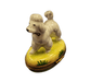 Elegant White Poodle Figurine for Dog Lovers Porcelain Limoges dog French Trinket Box