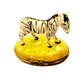 Elegant Zebra Figurine for Collectors Porcelain Limoges wild animals French Trinket Box
