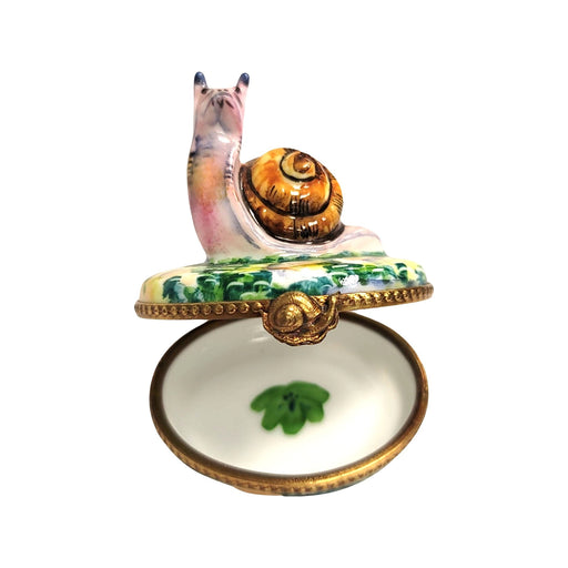 Escargot Snail Limoges Box Porcelain Figurine-fish ocean beach LIMOGES BOXES-CH7N122