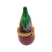 Exquisite Eggplant Limoges Box for Collectors Porcelain Limoges vegetables French Trinket Box