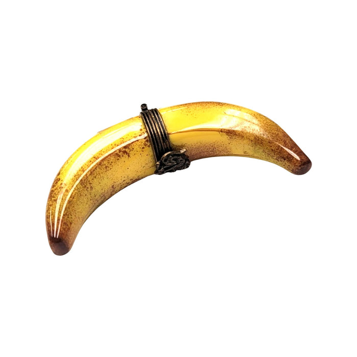 Exquisite Limoges Banana Figurine for Collectors Porcelain Limoges fruit French Trinket Box