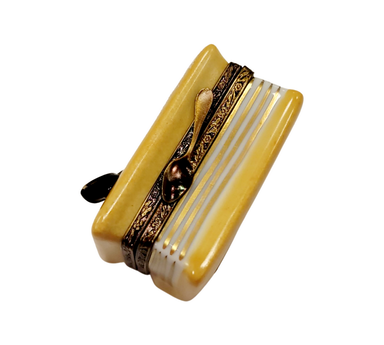 Elegant Recipe Book Limoges Box Porcelain Limoges food book French Trinket Box