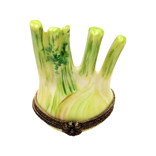 Fennel Flower Limoges Box for Collectors Porcelain Limoges vegetables French Trinket Box