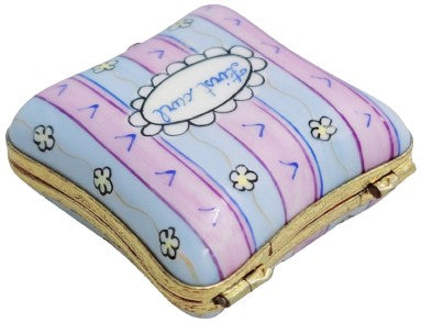 First Curl Keepsake Box Porcelain Limoges Baby Special Occasion French Trinket Box