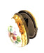Flowered Limoges Egg Picture Frame for Elegant Home Porcelain Limoges egg French Trinket Box
