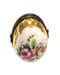 Flowered Limoges Egg Picture Frame for Elegant Home Porcelain Limoges egg French Trinket Box