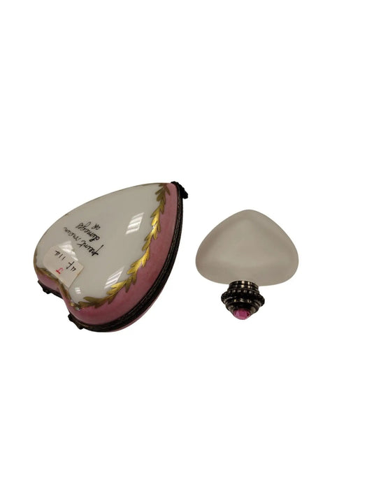 Flowered Limoges Egg Picture Frame for Elegant Home Porcelain Limoges egg French Trinket Box