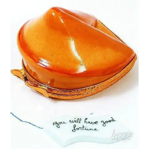 Fortune Cookie Limoges Box for Collectors Porcelain Limoges Food World Travel French Trinket Box